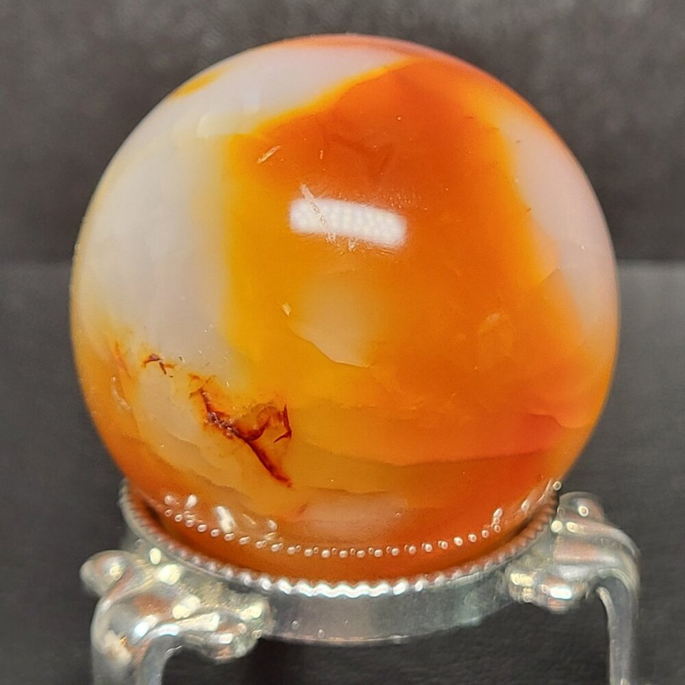 Carnelian Sphere Mineral Crystal